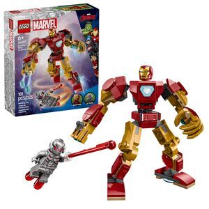 LEGO Marvel Iron Man Mech vs. Ultron Set 76307 – 101 Pieces, Ages 6+